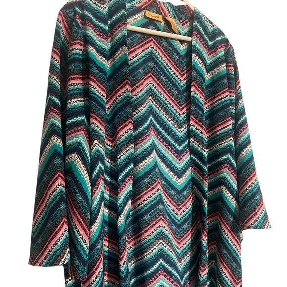 WRANGLER Fringe Kimono shawl Boho Festival Medium - Picture 8 of 10